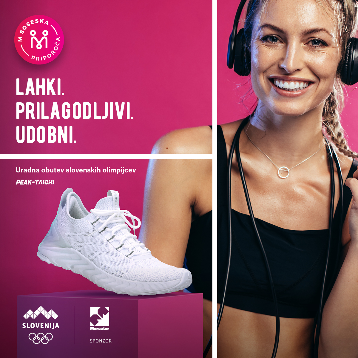 V Mercator po uradno obutev slovenskih olimpijcev