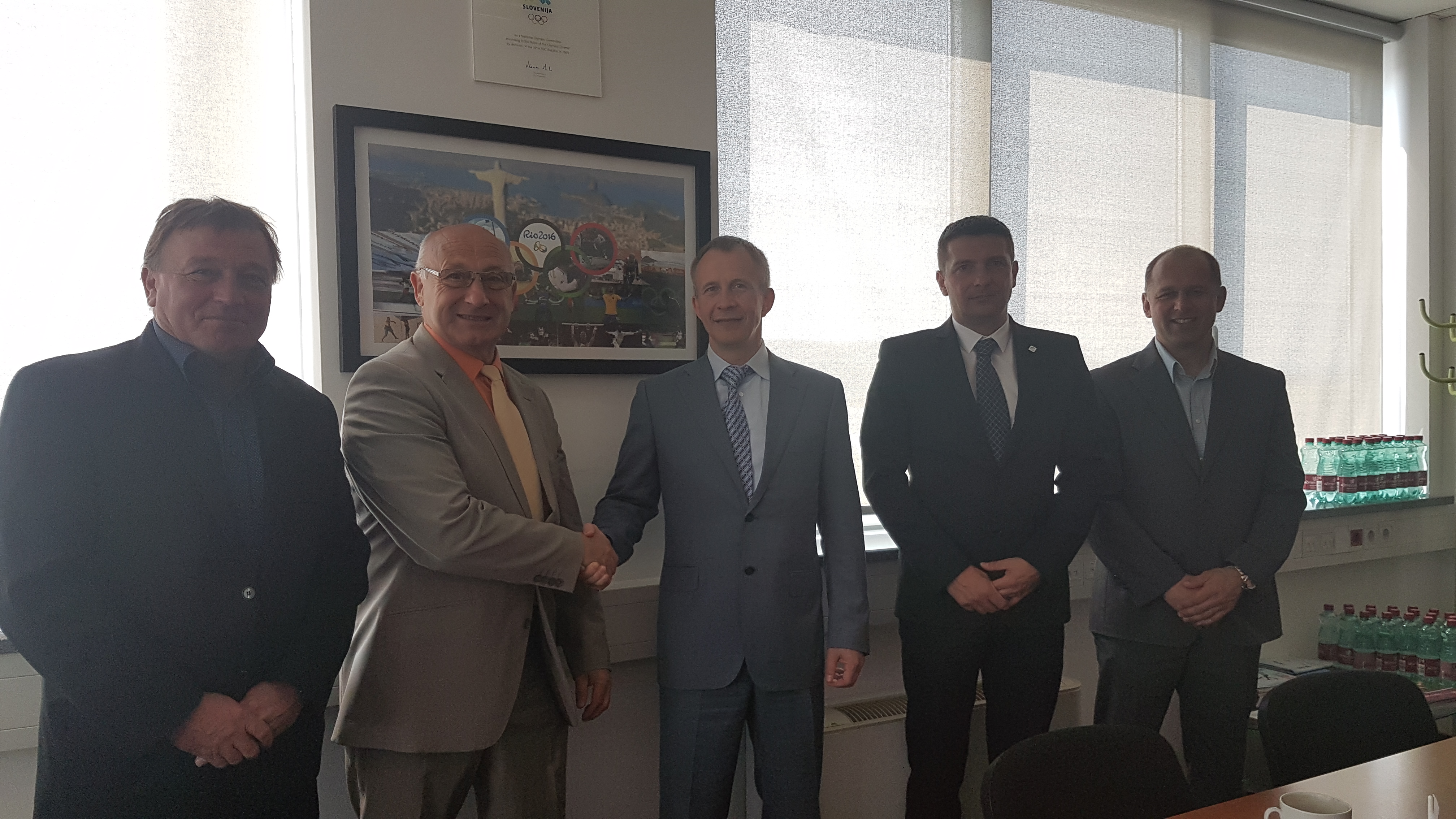 Predsednik evropske judo zveze obiskal Olimpijski komite Slovenije