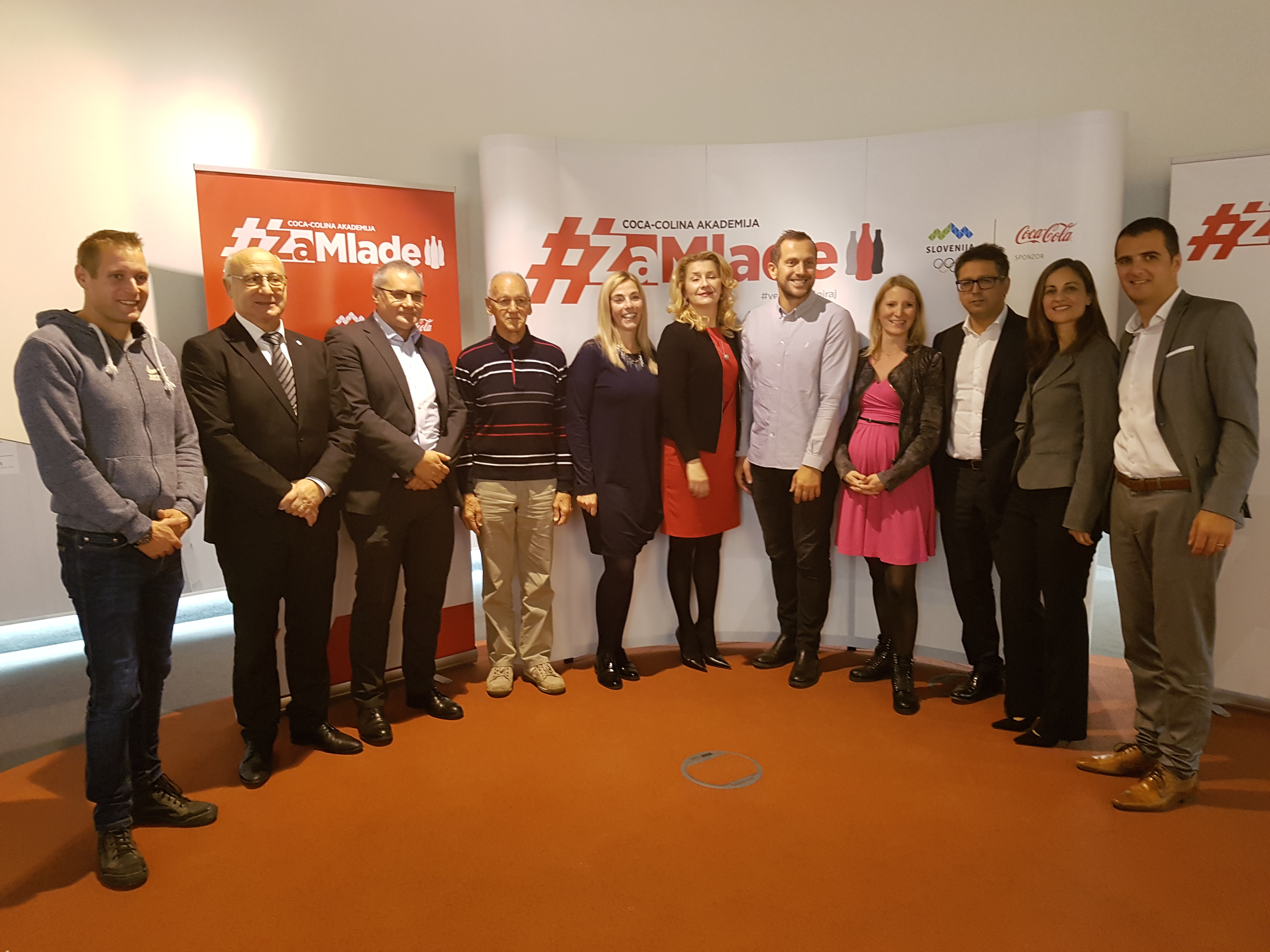 Coca Cola in Olimpijski komite Slovenije za mlade perspektivne športnike