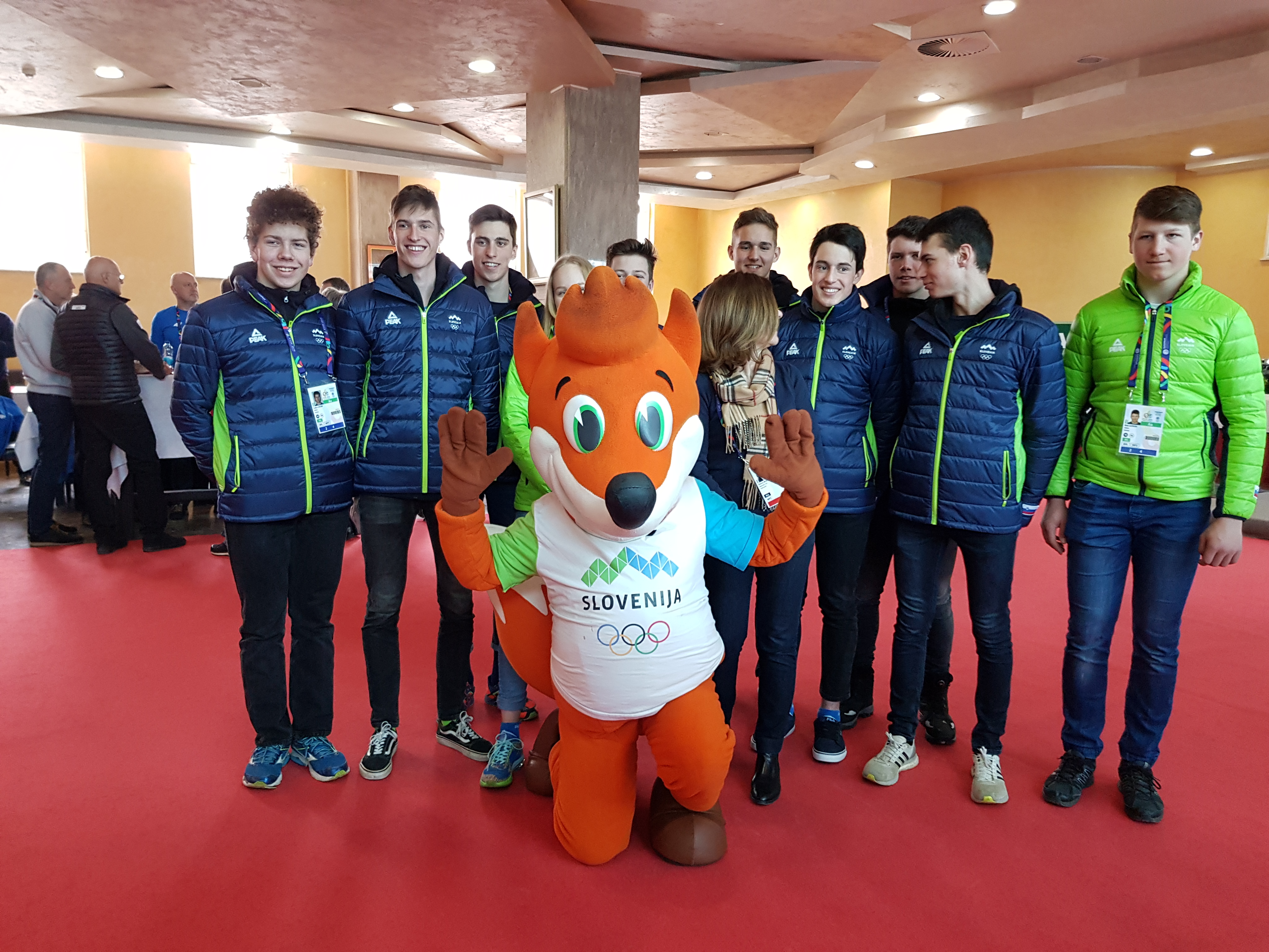 Otvoritev slovenskega stičišča v olimpijskem Sarajevu