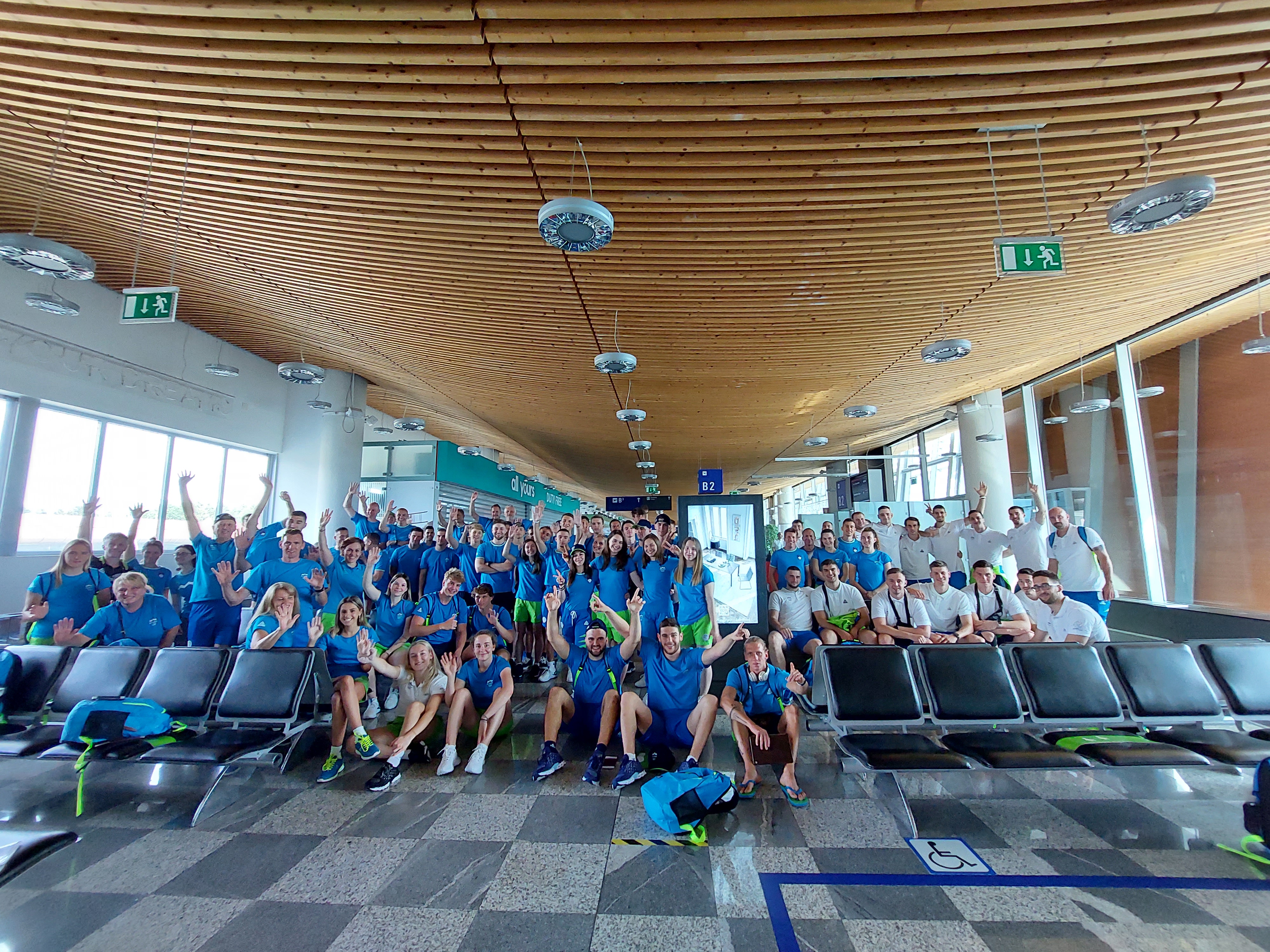 Prvi del slovenske reprezentance prispel v alžirski Oran