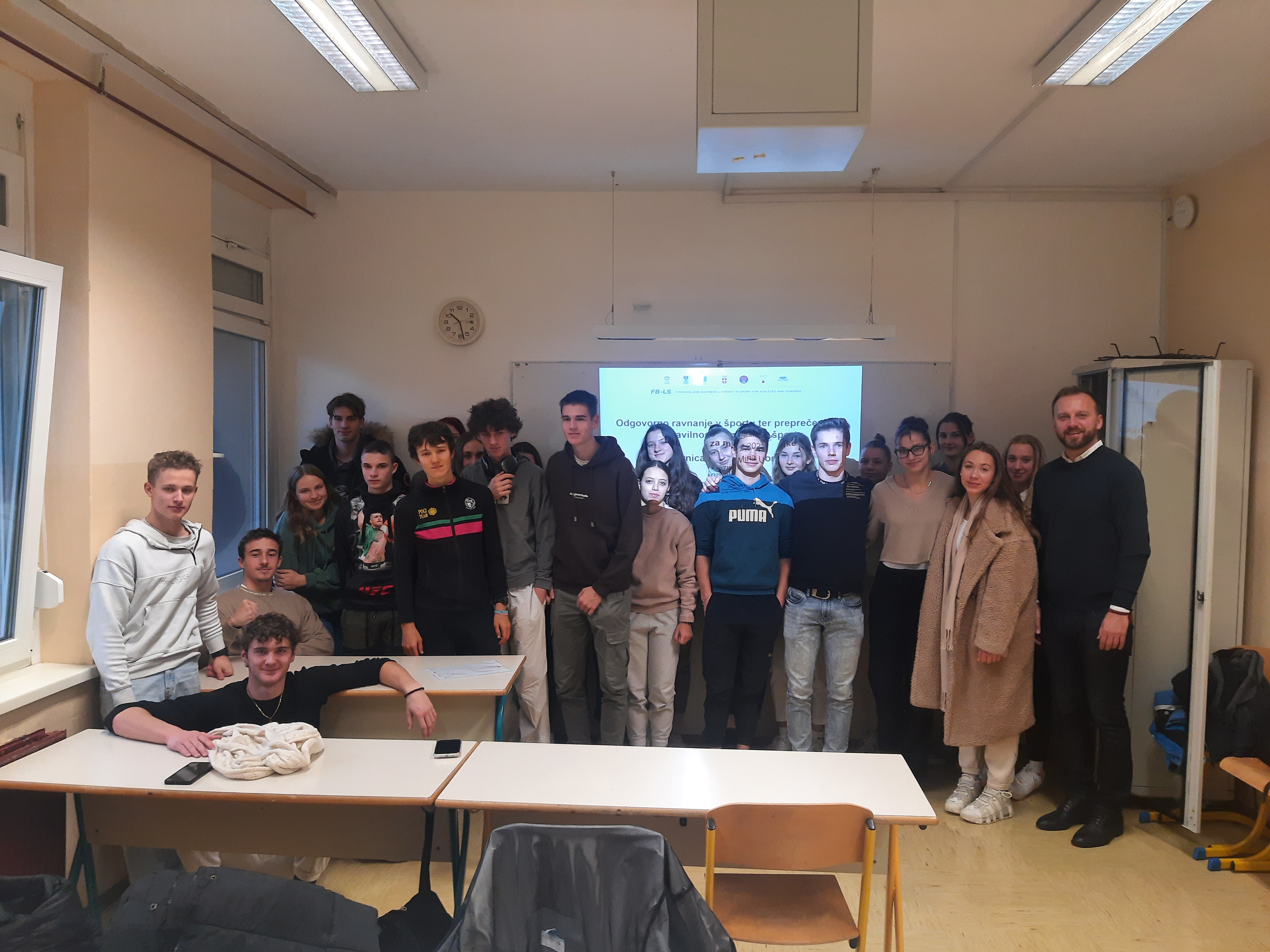 Olimpijski komite Slovenije izvedel delavnice za mlade športnike