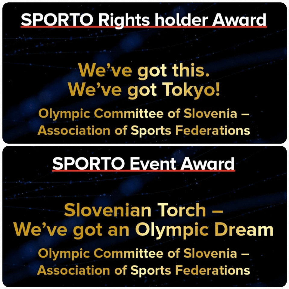 Dve nagradi za OKS na SPORTO konferenci