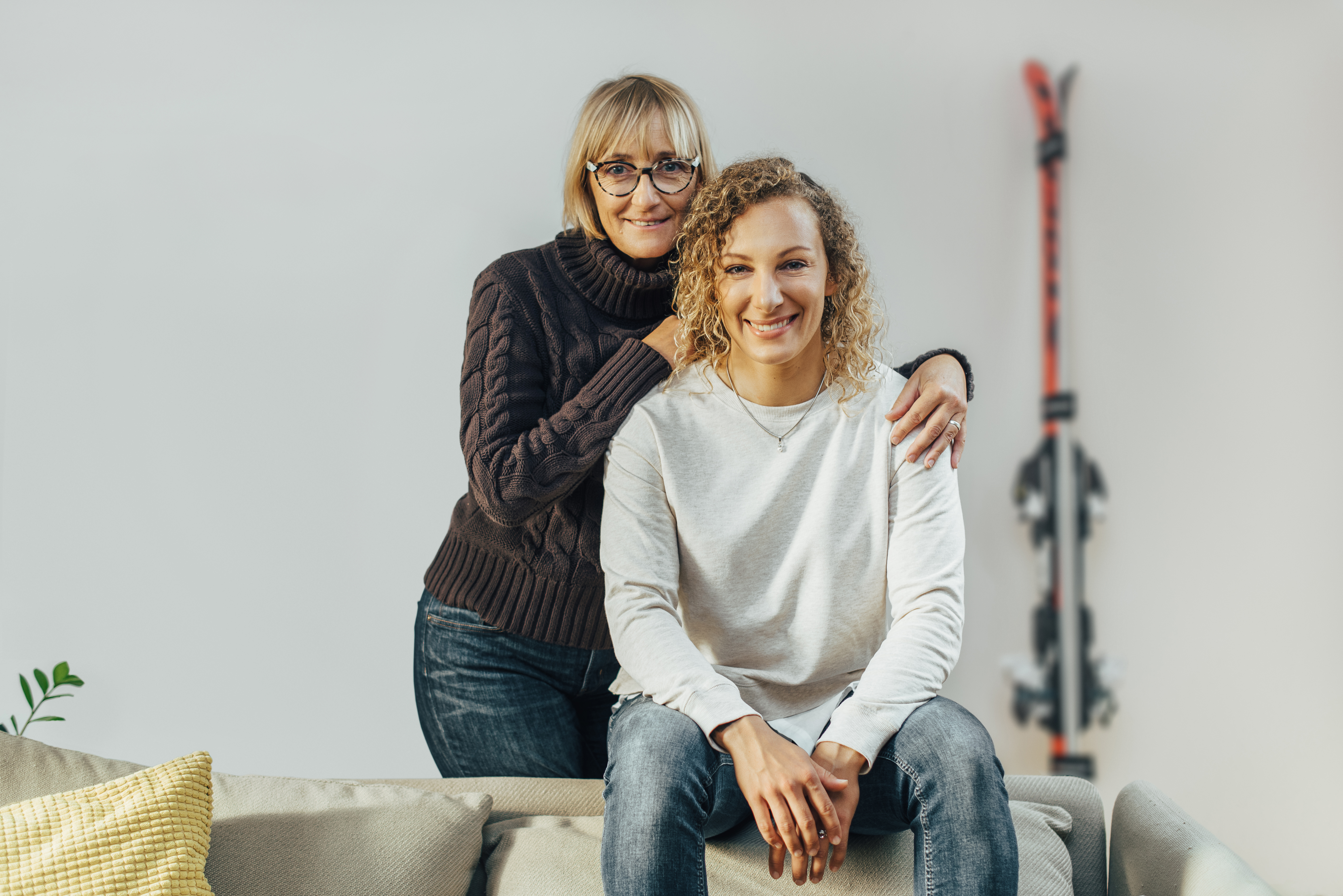 Ilka Štuhec in Darja Črnko obraza P&G kampanje Hvala, mama