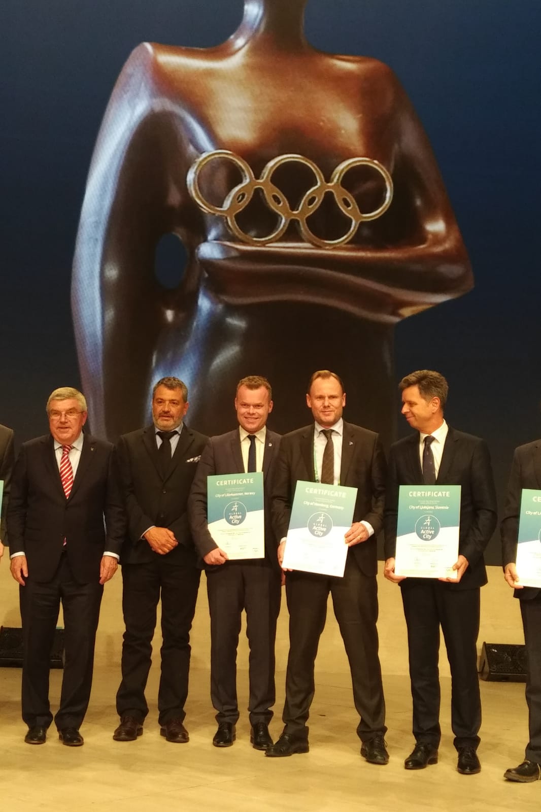 Mesto Ljubljana prejemnik priznanja ''Global Active Cities''