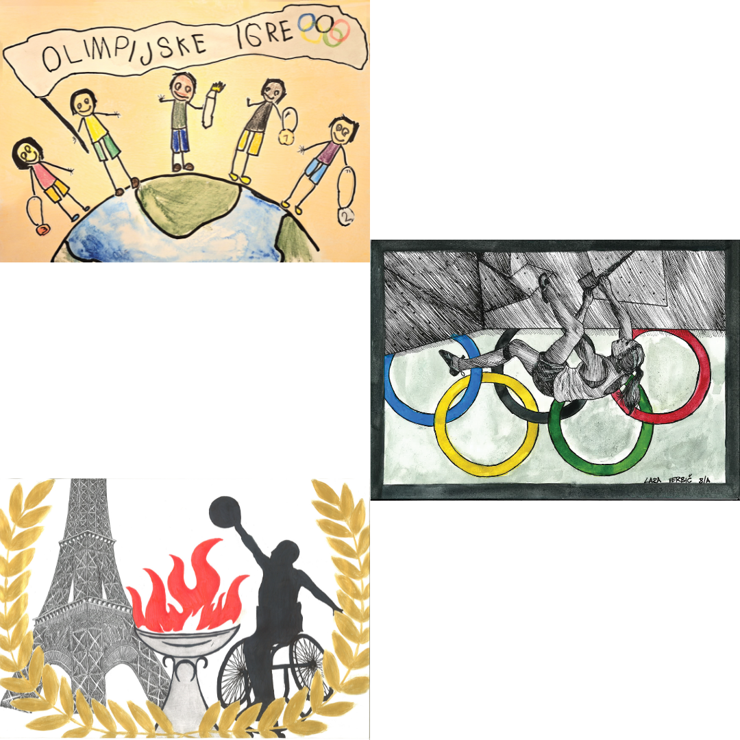 Znani zmagovalci javnega natečaja »Plakat olimpijskih in paralimpijskih iger Pariz 2024«