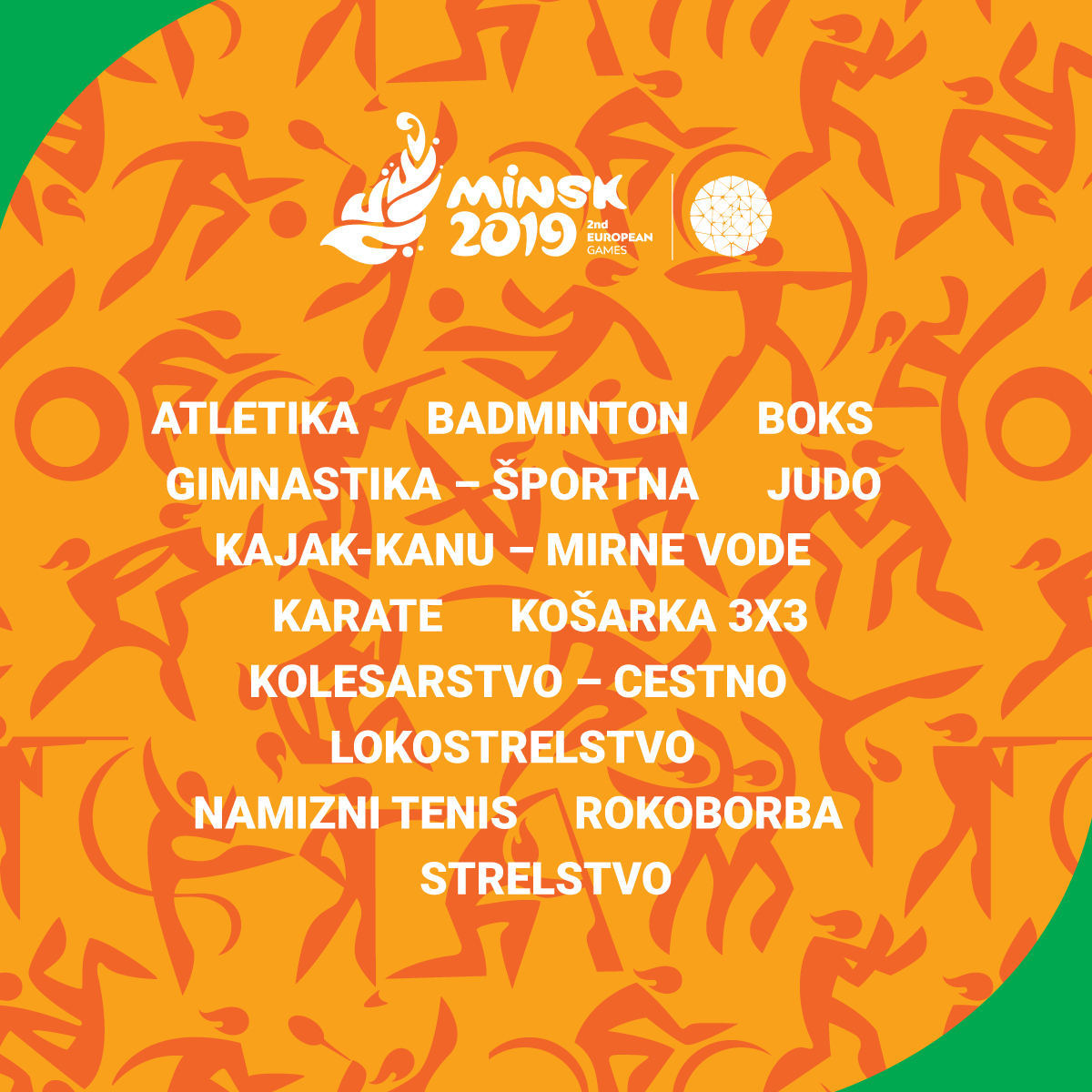 Evropske igre Minsk in reprezentanca #TeamSlovenia