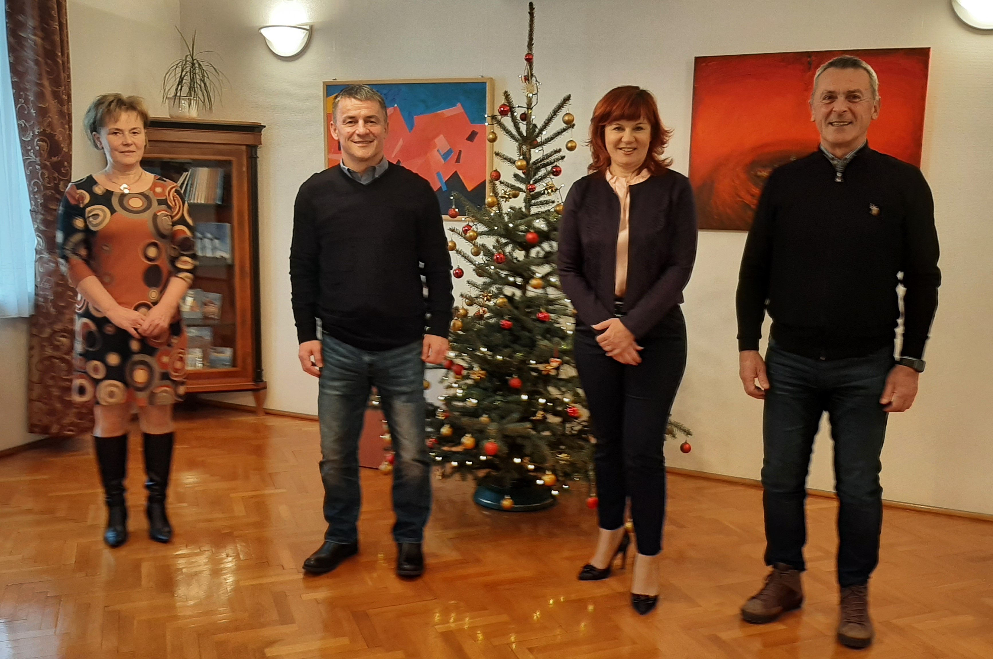 Predsednik strokovnega sveta športa za vse na obisku v Porabju