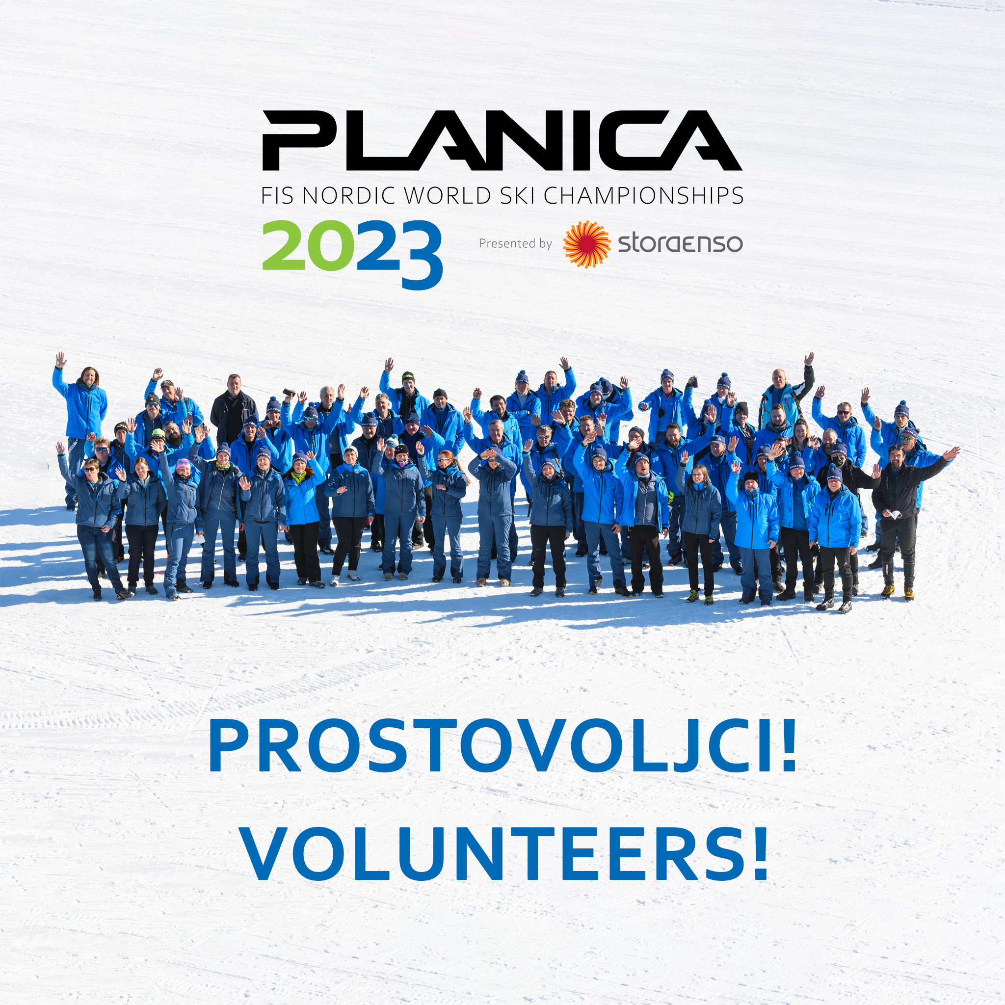 FIS Svetovno prvenstvo v nordijskem smučanju Planica 2023 – ODPRTE PRIJAVE ZA PROSTOVOLJCE