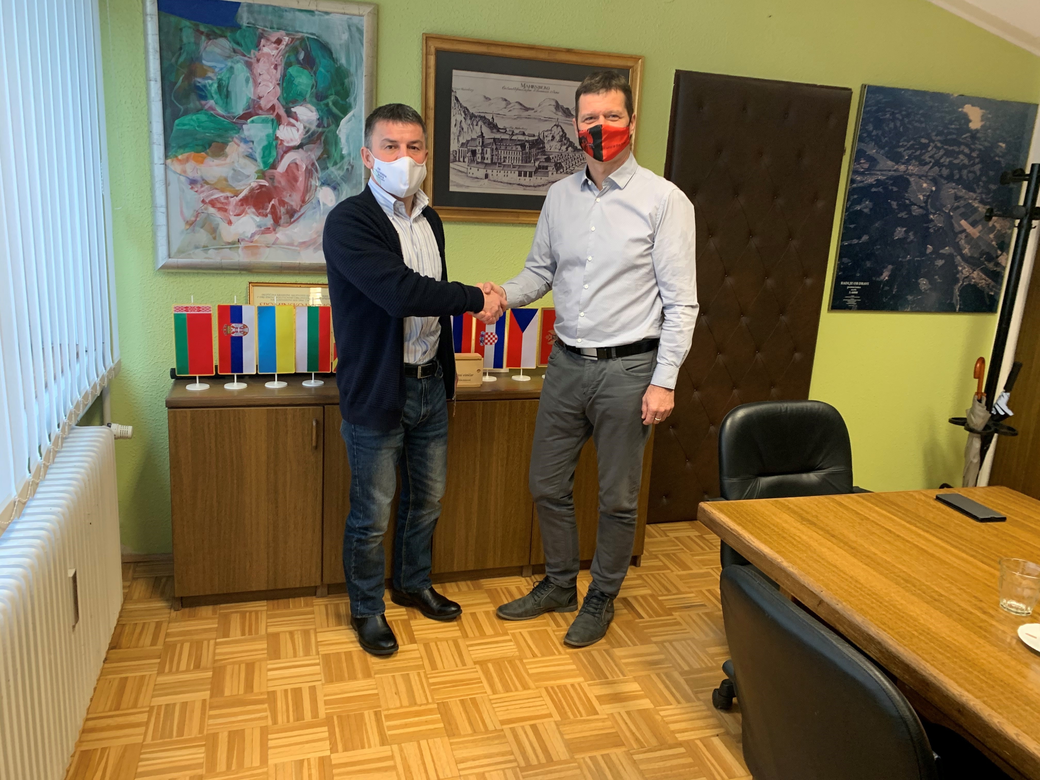 Prvi podpredsednik OKS-ZŠZ obiskal občine Radlje ob Dravi, Ribnica na Pohorju in Podvelka