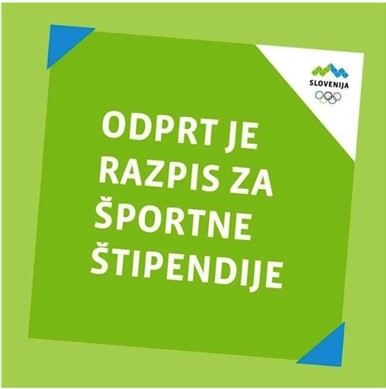Razpis za športne štipendije za šolsko oz. študijsko leto 2025/2026