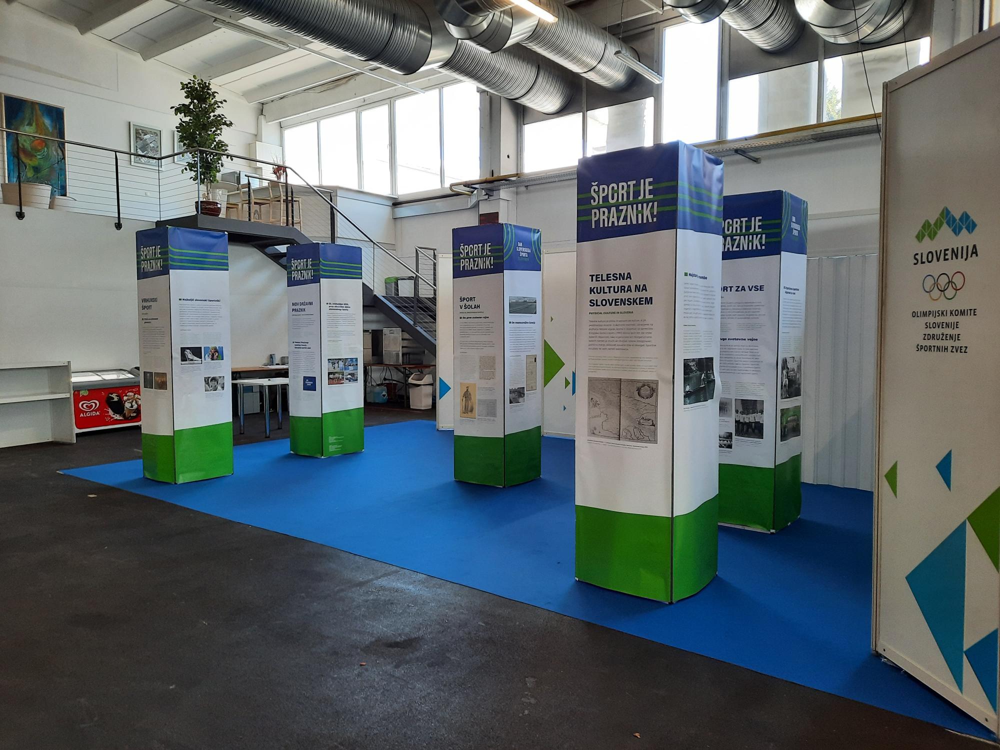 Razstava posvečena Dnevu slovenskega športa