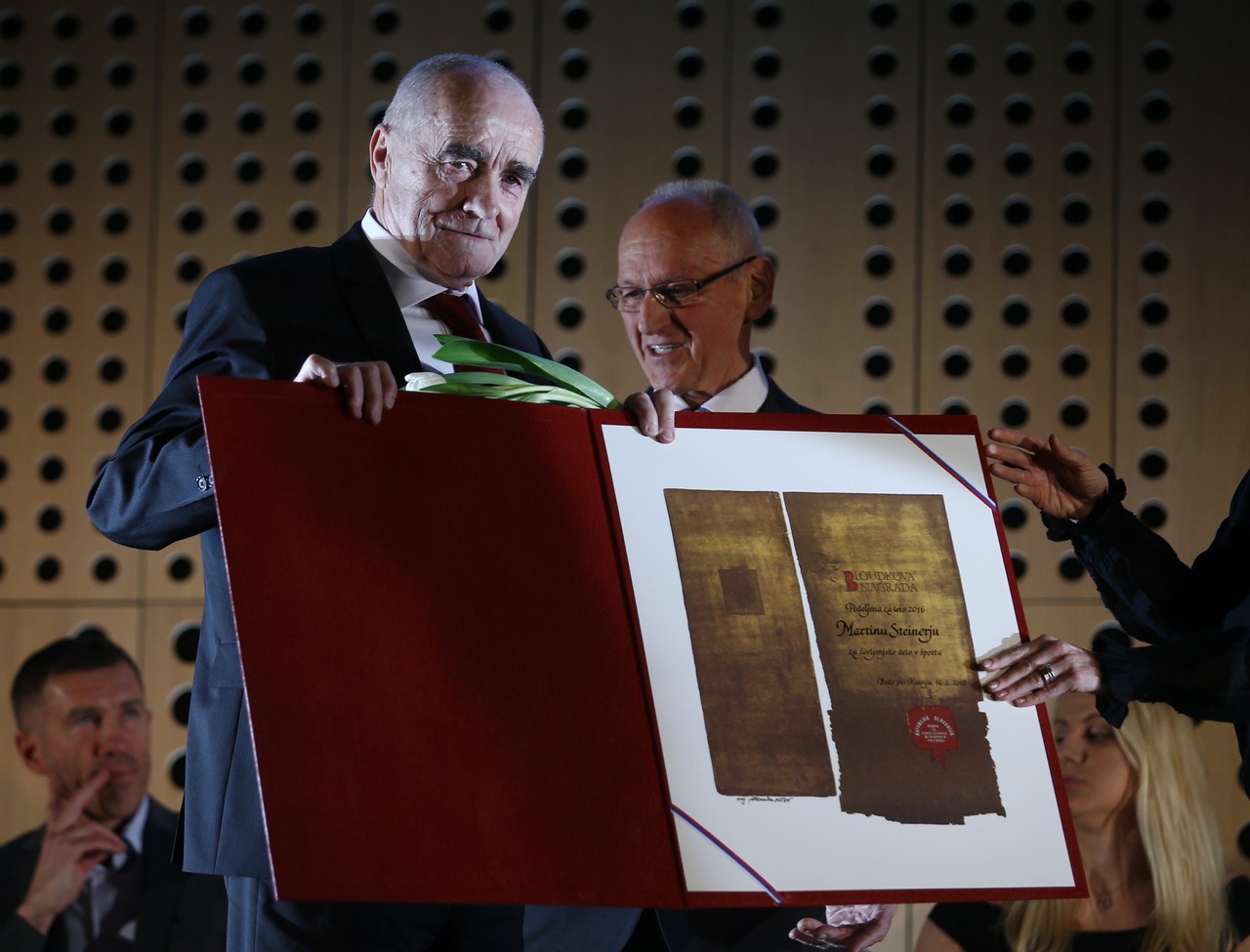 Martinu Steinerju Bloudkova nagrada za življensko delo v športu