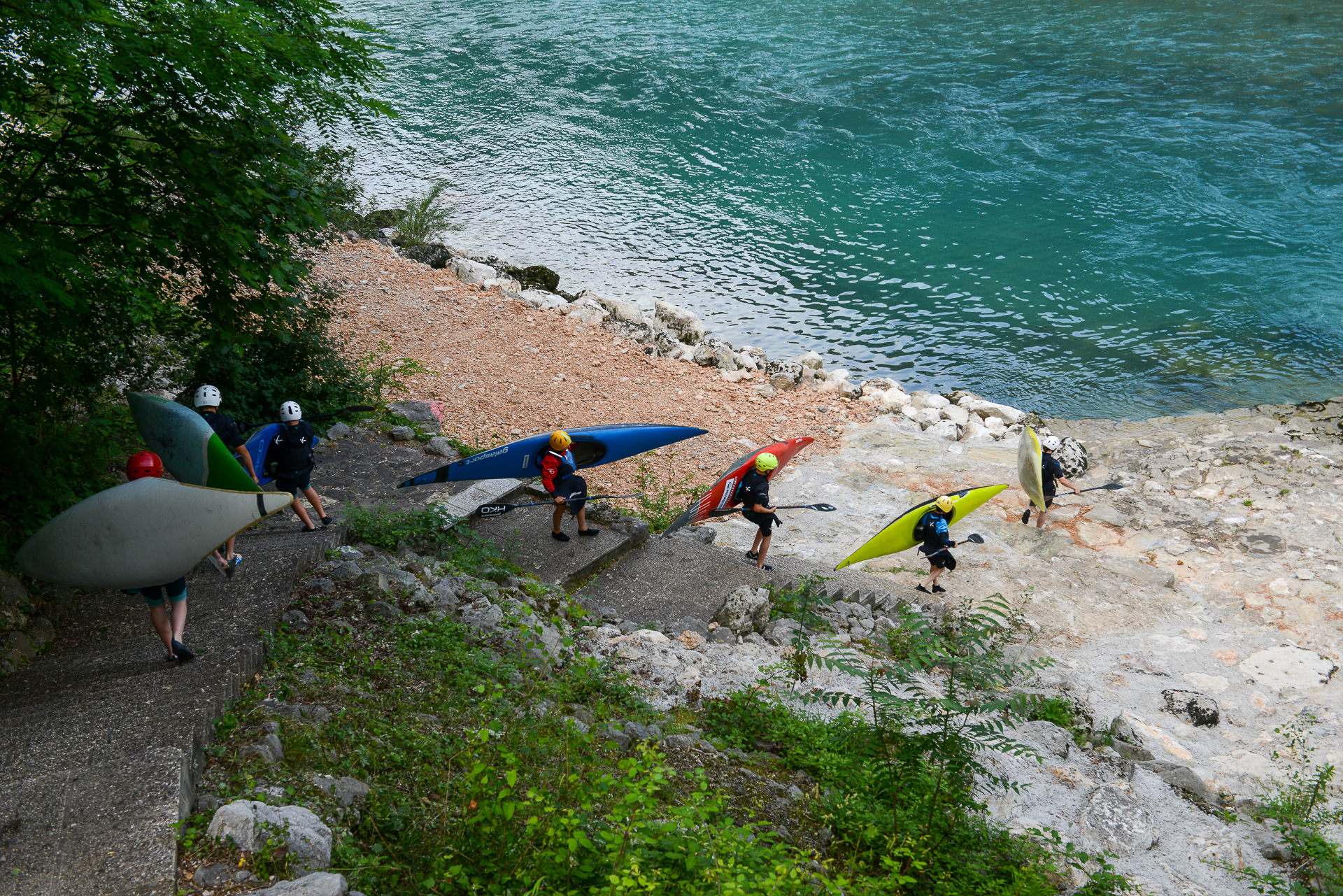 Obnovljena brežina Soče v Solkanu je pomemben korak k zagotavljanju varnega dostopa do reke