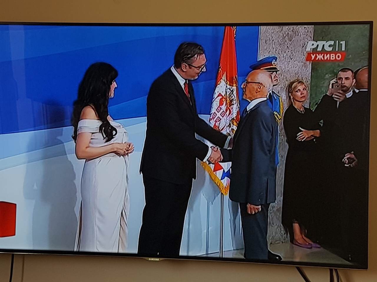 Miroslav Cerar na inavguraciji predsednika Srbije