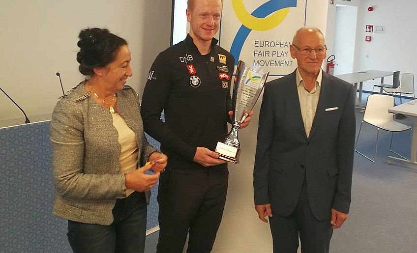 Miroslav Cerar podelil Evropsko nagrado za fair play 2019