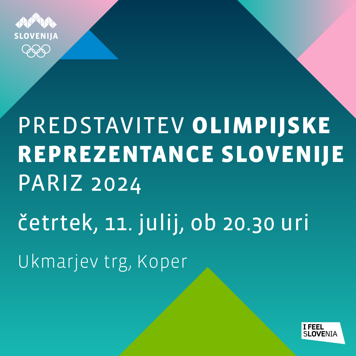 Predstavitev olimpijske reprezentance Slovenije Pariz 2024