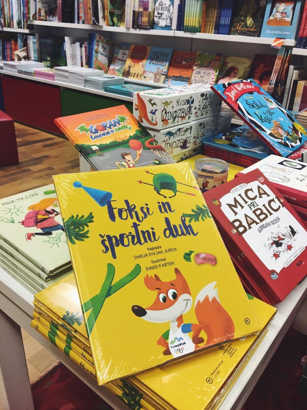 Slikanica ''Foksi in športni duh'' je naprodaj