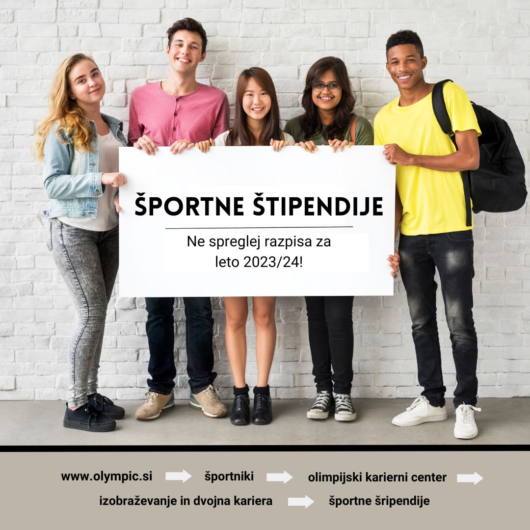 Odprt je razpis za športne štipendije za leto 2023/24