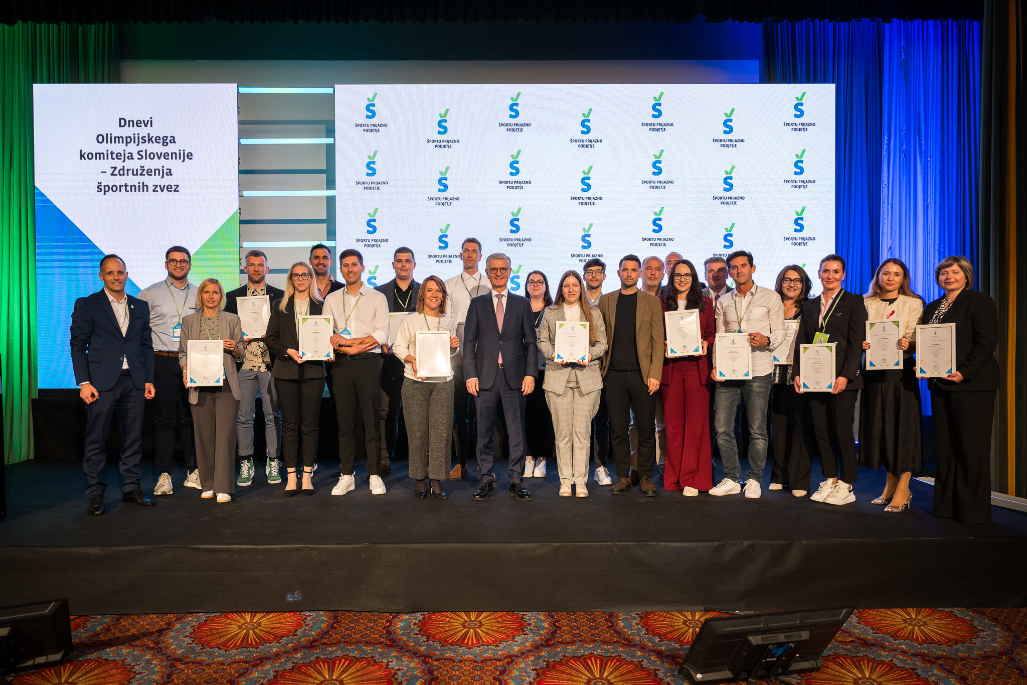 Certifikate in priznanja Športu prijazno podjetje smo podelili drugi generaciji podjetij