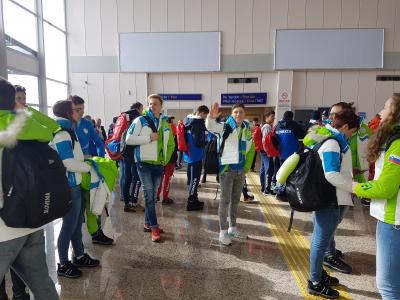 Prihod v Erzurum in prvi treningi