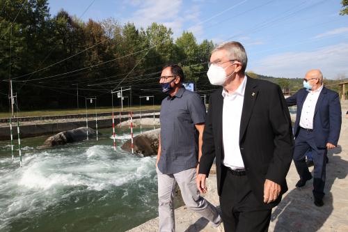 Obisk Thomas Bach in kandidati Tokio