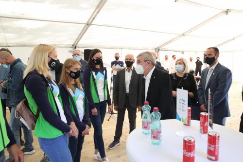 Obisk Thomas Bach in kandidati Tokio