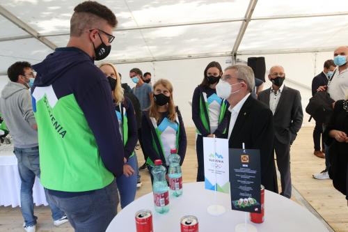 Obisk Thomas Bach in kandidati Tokio