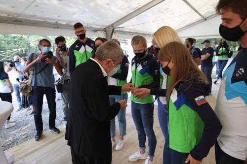 Obisk Thomas Bach in kandidati Tokio