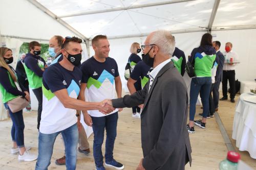 Obisk Thomas Bach in kandidati Tokio