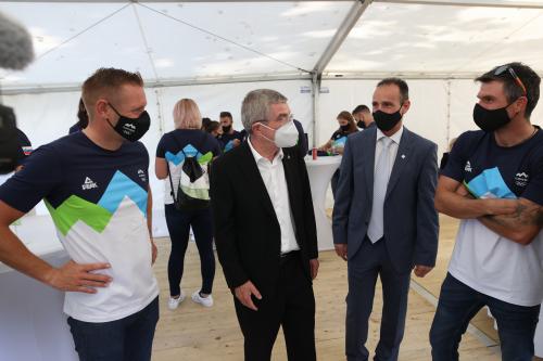 Obisk Thomas Bach in kandidati Tokio