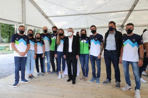 Obisk Thomas Bach in kandidati Tokio