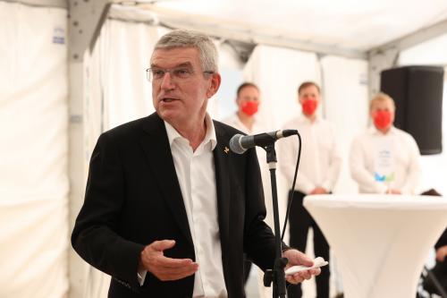 Obisk Thomas Bach in kandidati Tokio