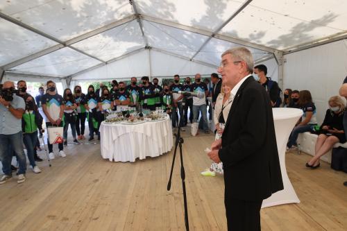 Obisk Thomas Bach in kandidati Tokio