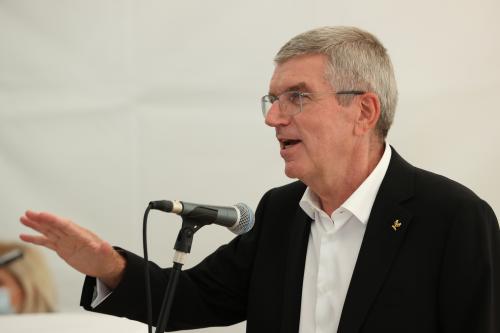 Obisk Thomas Bach in kandidati Tokio