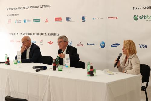 Obisk Thomas Bach in kandidati Tokio