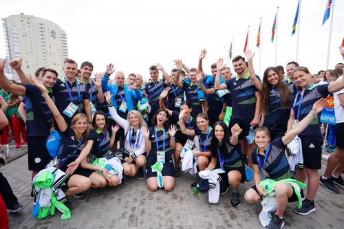 dvig slo zastave Minsk