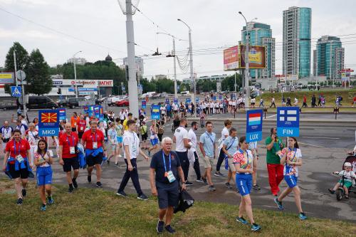 dvig slo zastave Minsk