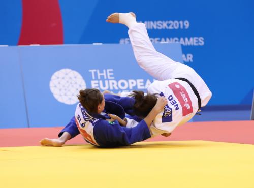 Utrinki s tekmovanj na EI Minsk 2019