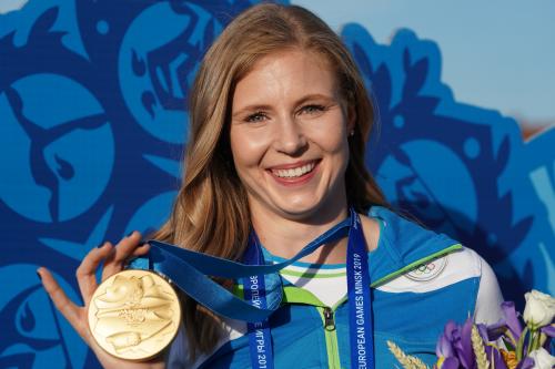 Utrinki s tekmovanj na EI Minsk 2019